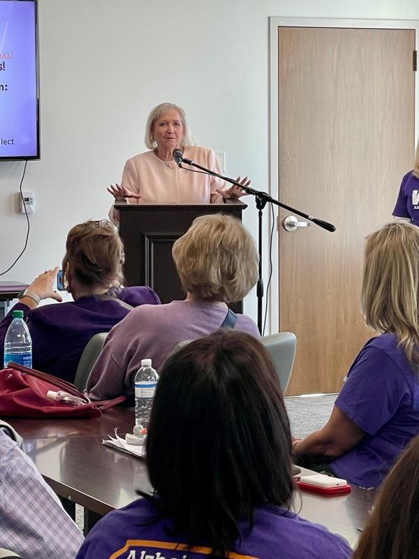 I was able to update volunteers with AARP on legislation affecting seniors in Tennessee