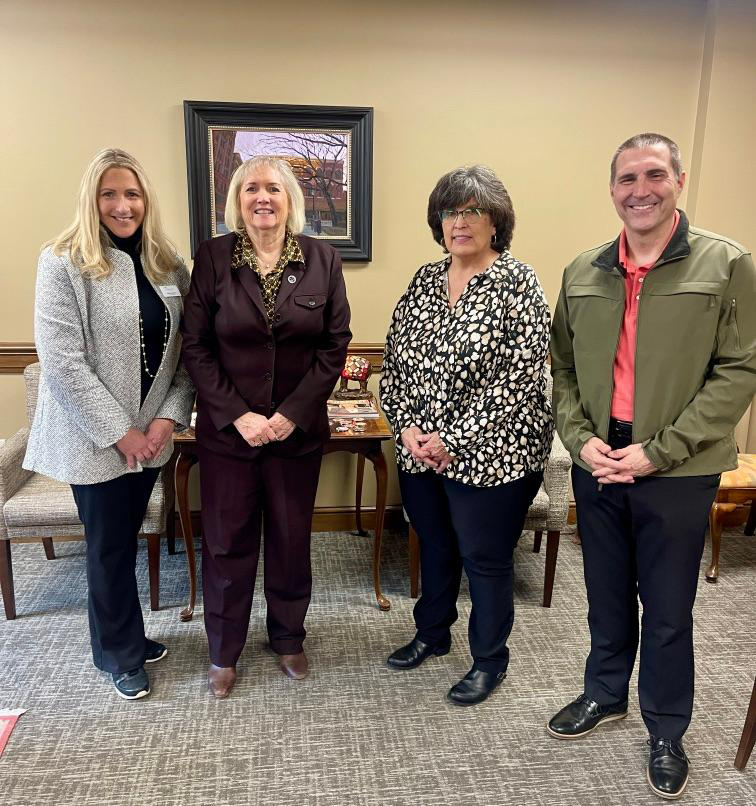 Staff with Helen Ross McNabb and the Baer Foundation stopped by to discuss children's services in Tennessee