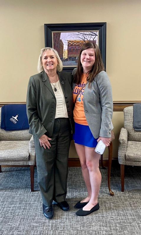 Molly Anderson stopped by on Disability Day on the Hill
