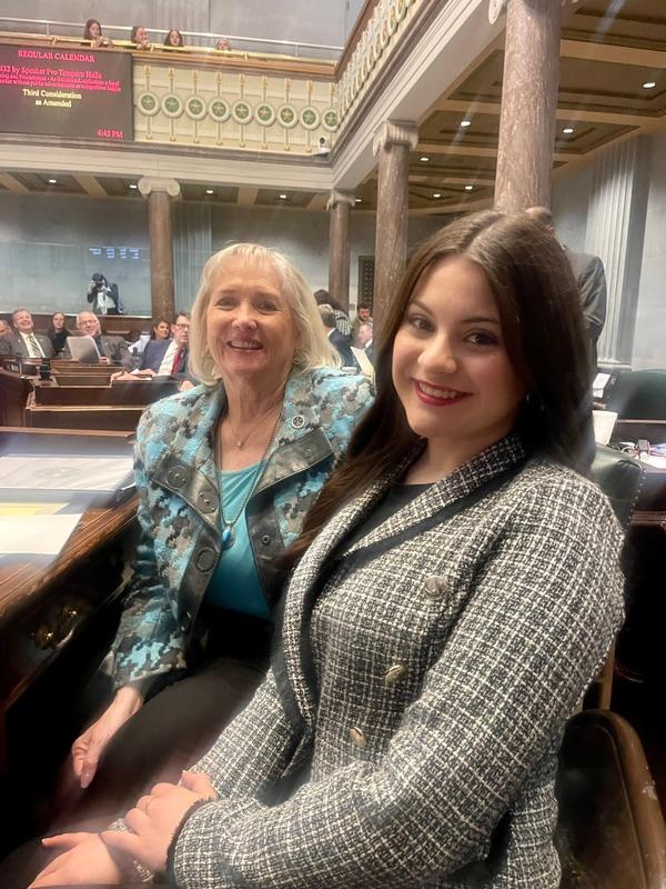 I enjoyed having Lauren Smith as my Page for the Day. Lauren is a student at Central High School.