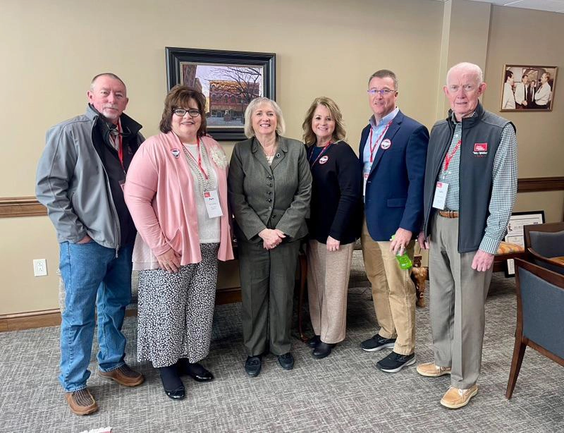 Members of the East Tennessee Farm Bureau
﻿visited on their Day on the Hill